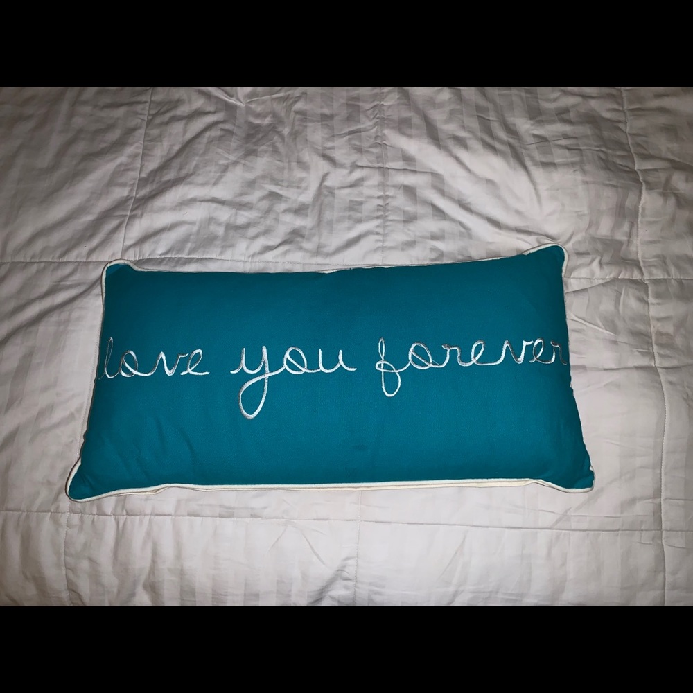 Love you forever pillow